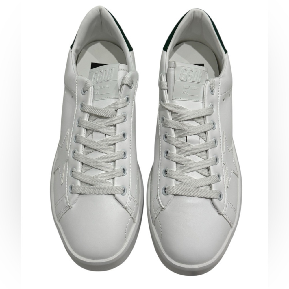 Golden Goose Women's Pure Star Sneaker White Green NWT - Picture 9 of 12